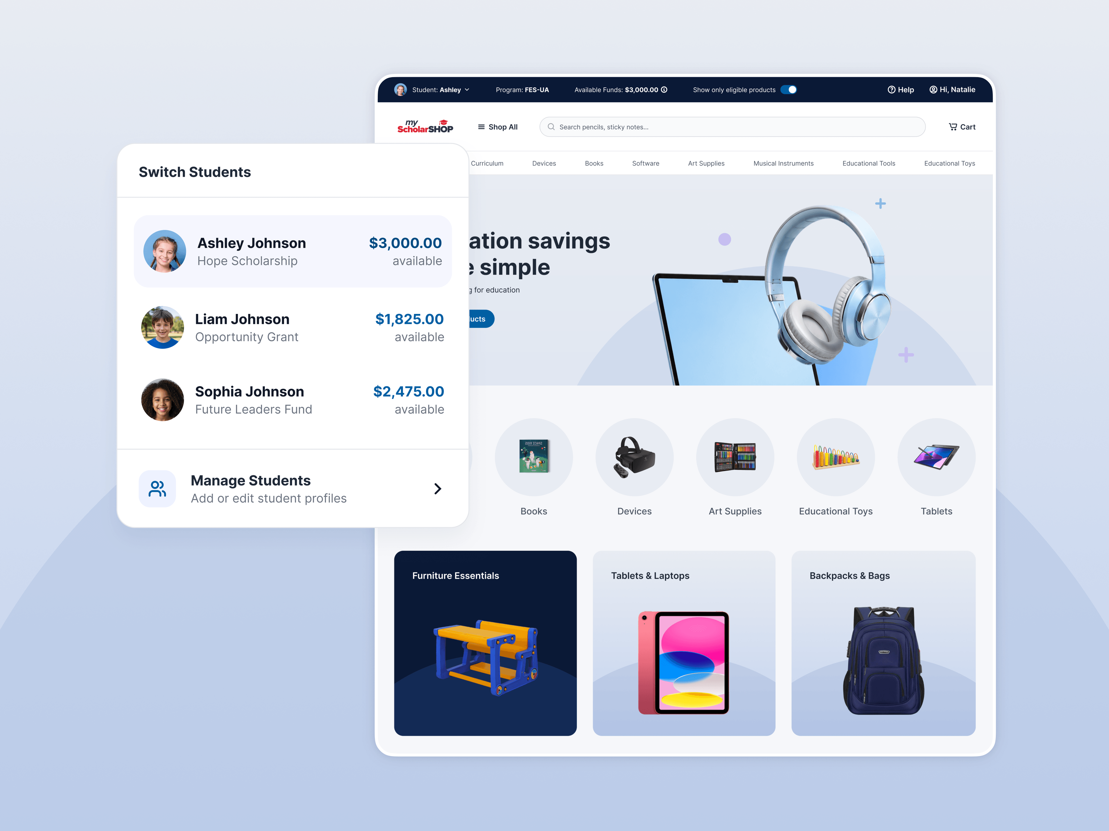Making student switching part of the shopping experience